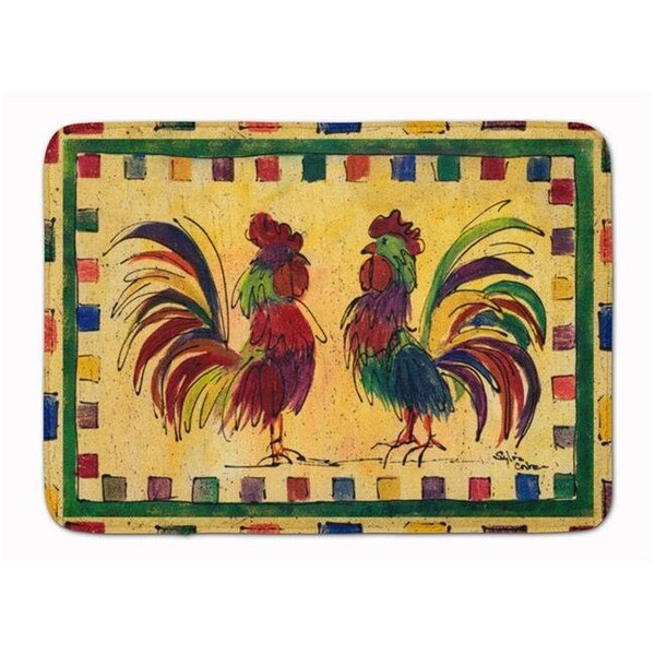 Carolines Treasures Carolines Treasures 8062RUG Bird Rooster Machine Washable Memory Foam Mat 8062RUG - main